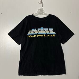 Vlone X Juice Wrld‎ 999 Globe Club Black Short Sleeve T-Shirt Men’s Size Large